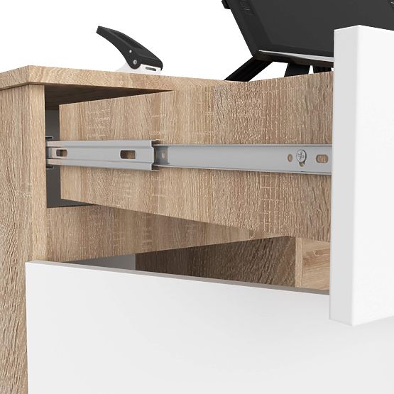 PISALNA MIZA CLP A5 2D 2SZ PK SONOMA / BELA