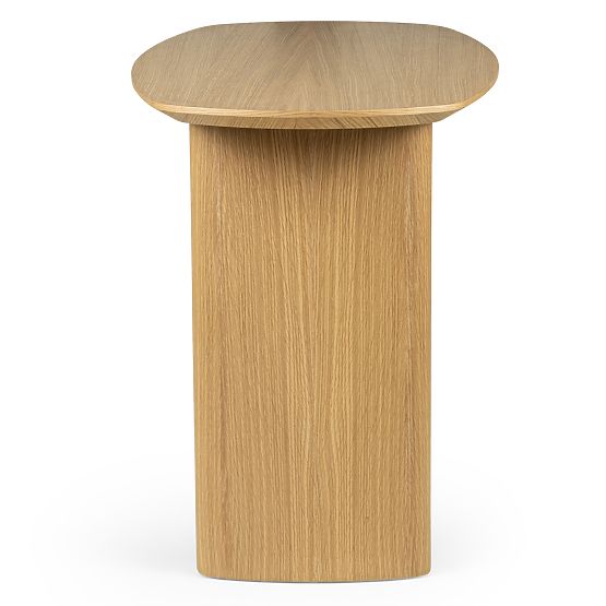 Pisalna miza/konsola Oriento 120 cm, naravni hrastov furnir