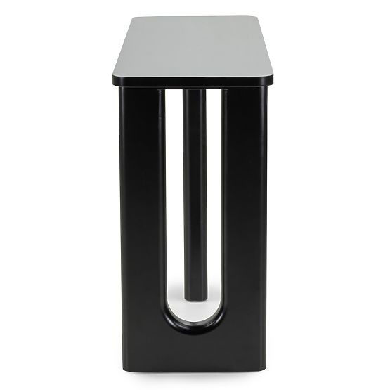 Pisalna miza/konzola Lichi 120 cm, črna, loki