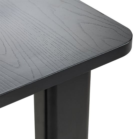 Pisalna miza/konzola Lichi 120 cm, črna, loki