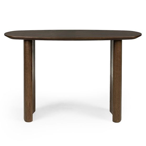 Pisalna miza/konzola Oriento 120 cm, temni hrast