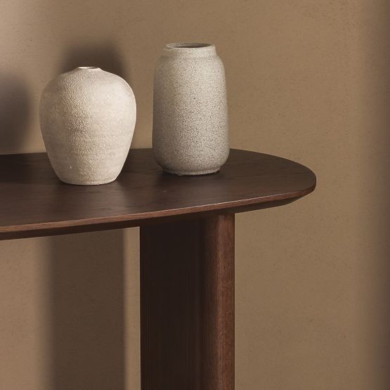 Pisalna miza/konzola Oriento 120 cm, temni hrast