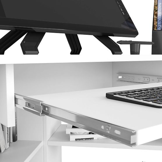 PISALNA MIZA TED PK BELA