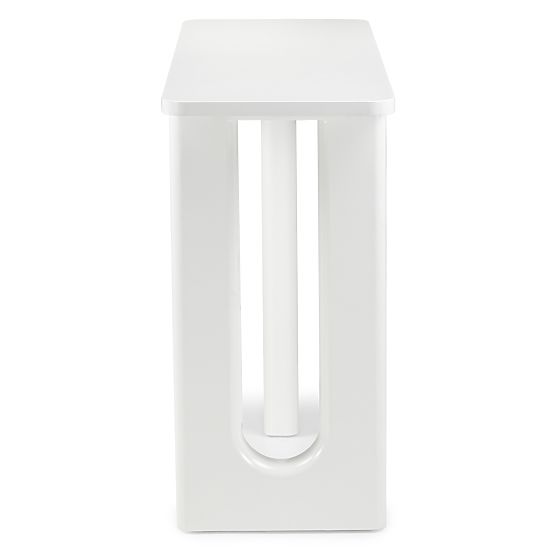 Pisarna miza/konsola Lichi 120 cm, bela, loki