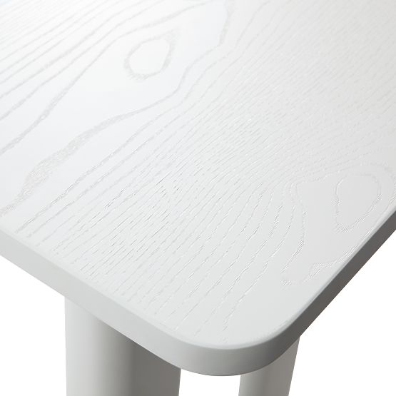 Pisarna miza/konsola Lichi 120 cm, bela, loki