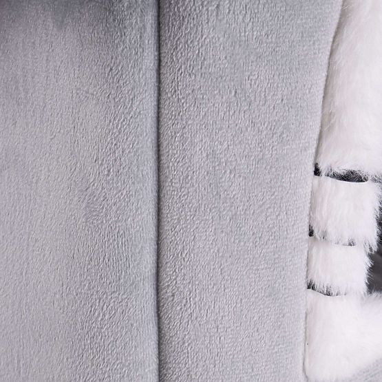 Plišasta hiška za mačko JASPER siva