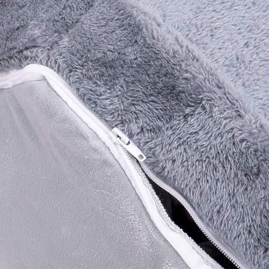 Plišasta hiška za mačko JASPER siva