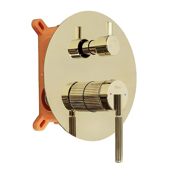 Podometna pršna garnitura Rea Argon Zlata + BOX