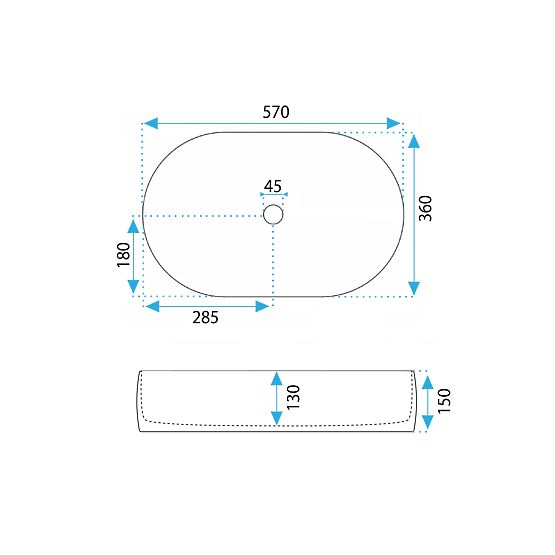 Pohištveni umivalnik Rea Alma