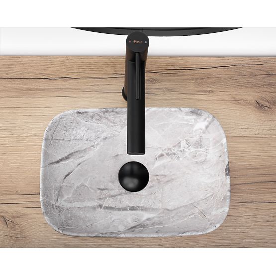 Pohištveni umivalnik Rea Belinda mini stone matt