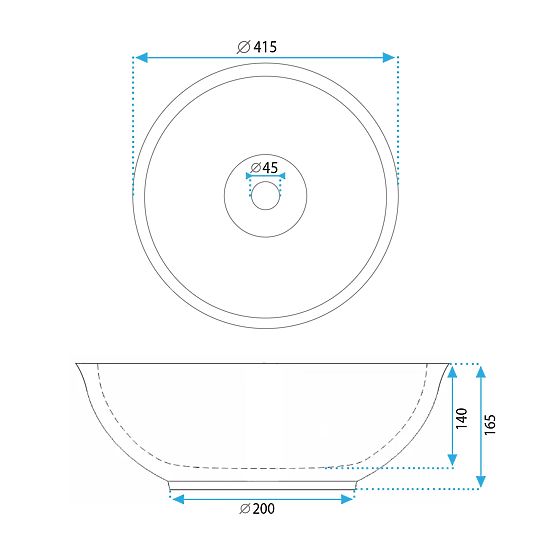 Pohištveni umivalnik Rea Bella