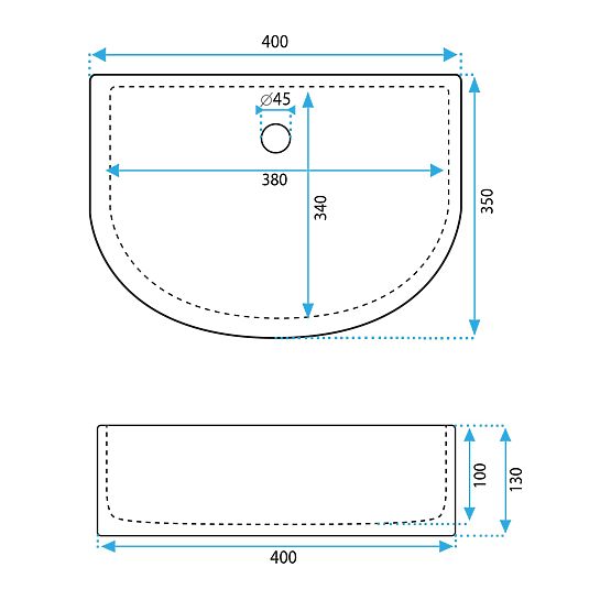 Pohištveni umivalnik Rea CLARA