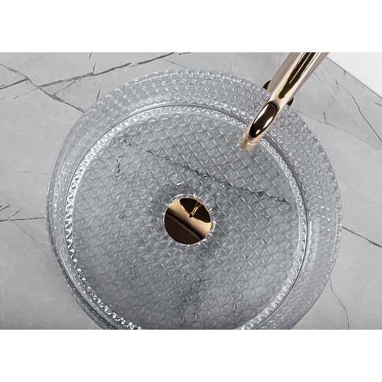 Pohištveni umivalnik Rea Cristal Svetlo Siva