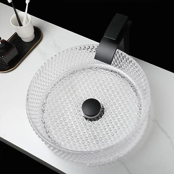 Pohištveni umivalnik Rea Cristal Transparent 35