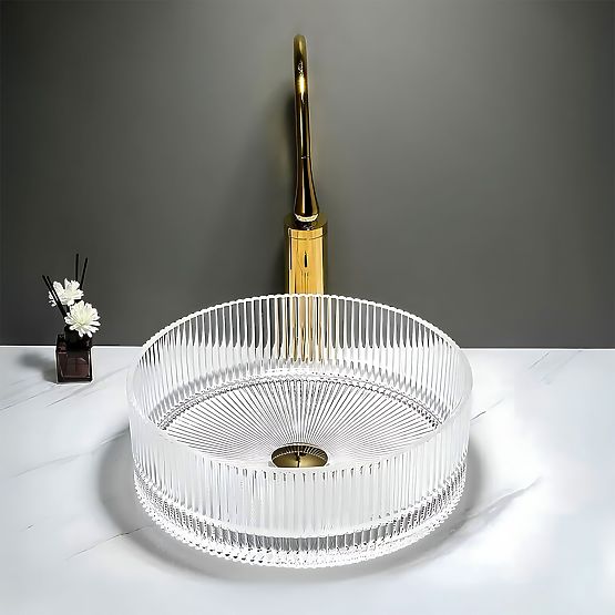 Pohištveni umivalnik Rea Ingrid 36 Prosojen