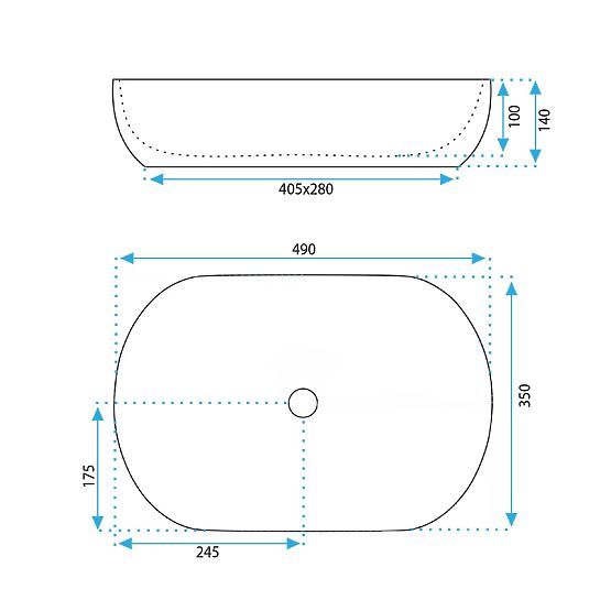 Pohištveni umivalnik Rea LISA ECRU SHINY
