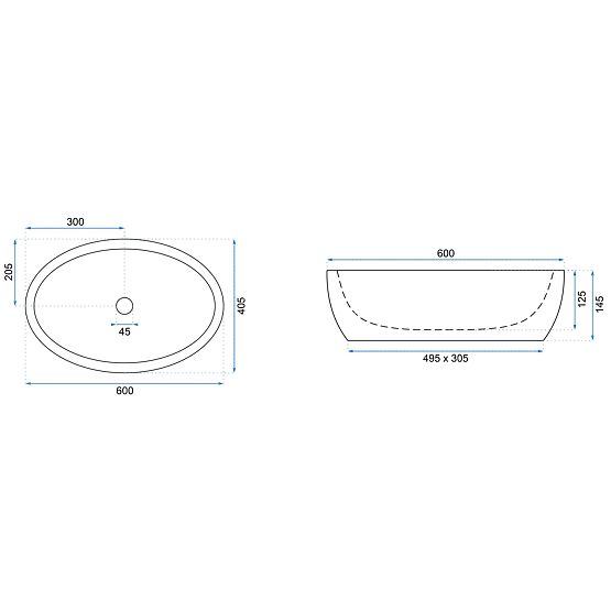 Pohištveni umivalnik Rea Melania
