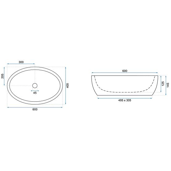 Pohištveni umivalnik Rea Meryl