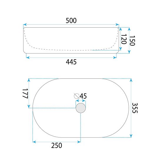 Pohištveni umivalnik Rea Oktawia
