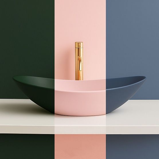 Pohištveni umivalnik Rea Royal Blueberry Matt