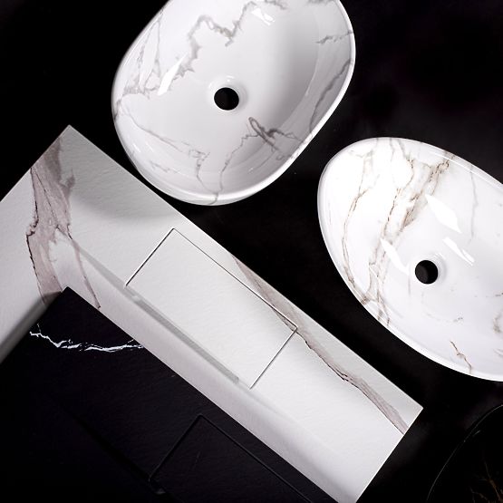 Pohištveni umivalnik Rea Sofia Aiax Shiny