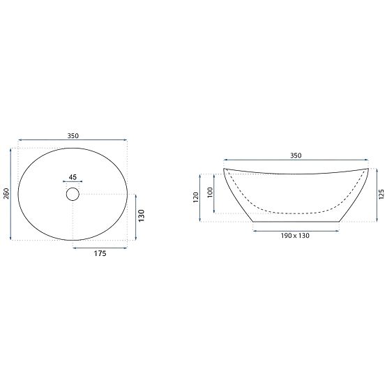 Pohištveni umivalnik Rea Sofia Mini Kashmir