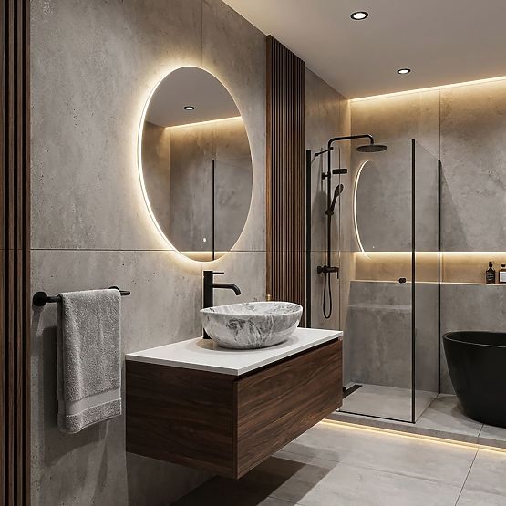 Pohištveni umivalnik Rea Sofia Stone