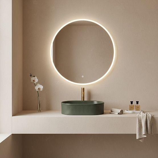 Pohištveni umivalnik Rea Vanda Olive Matt