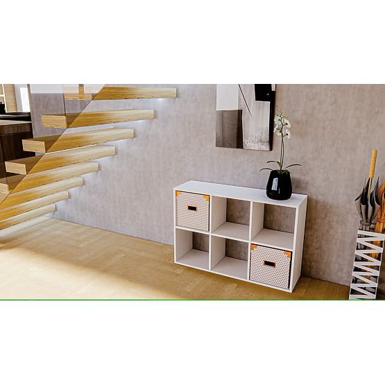 Polična omara 2x3 - bela