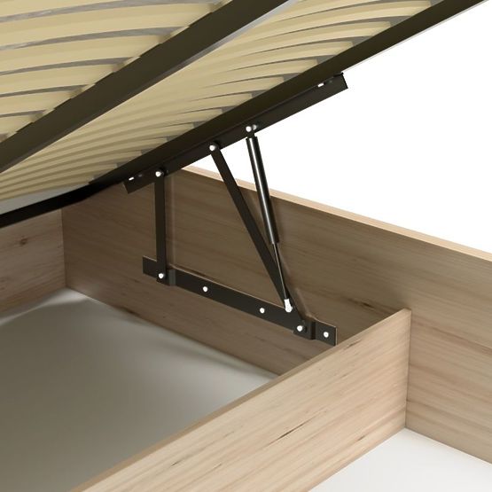 Postelja CALI 180/200 z letvami C16 artisan