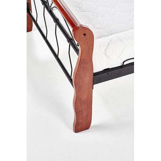 Postelja VERONICA 90 cm češnja ant./črna