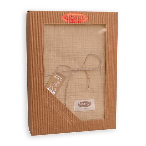 Posteljno pregrinjalo iz muslina 210x240 bež