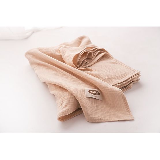 Posteljno pregrinjalo iz muslina 210x240 bež