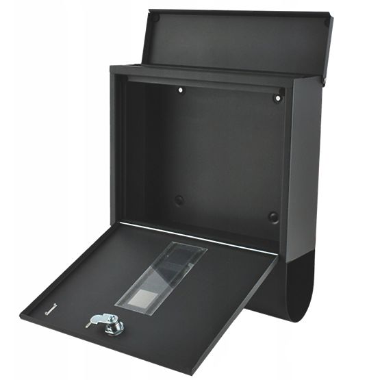 Poštni nabiralnik z držalom za časopise iz pocinkane jekla