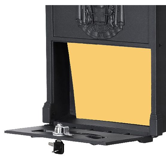 Poštni nabiralnik za pisma Amund črna