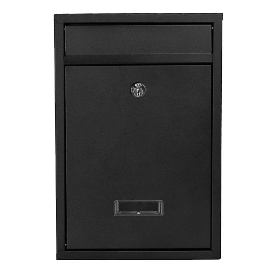 Poštni nabiralnik za pisma Gustav črna