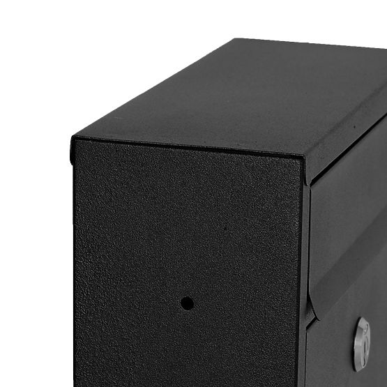 Poštni nabiralnik za pisma Gustav črna z napisi