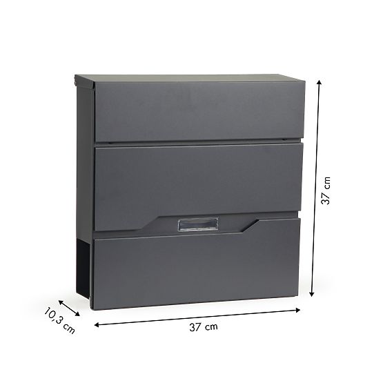 Poštni nabiralnik za pisma in časopise iz pocinkane jekla