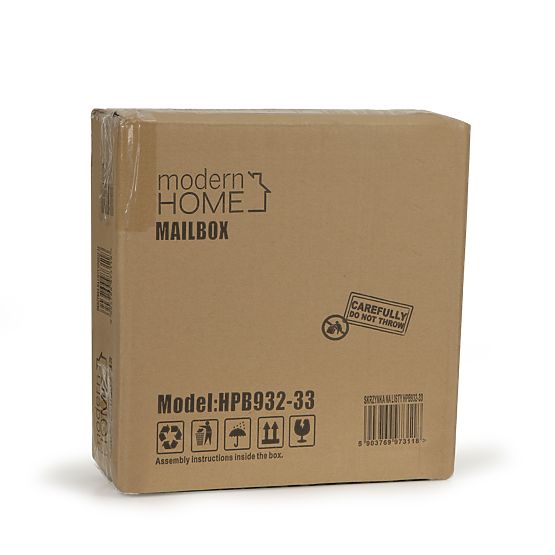 Poštni nabiralnik za pisma in časopise iz pocinkane jekla