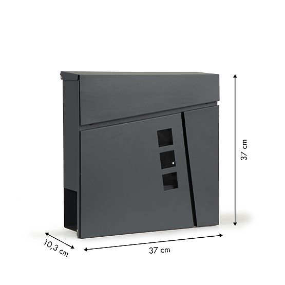 Poštni nabiralnik za pisma in časopise pocinkano jeklo ModernHome