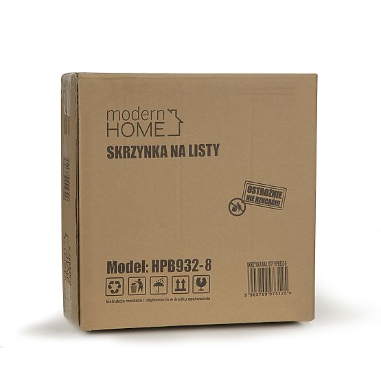 Poštni nabiralnik za pisma in časopise pocinkano jeklo ModernHome