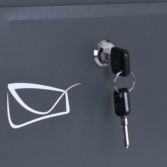 Poštni nabiralnik za pisma Odvin antracit