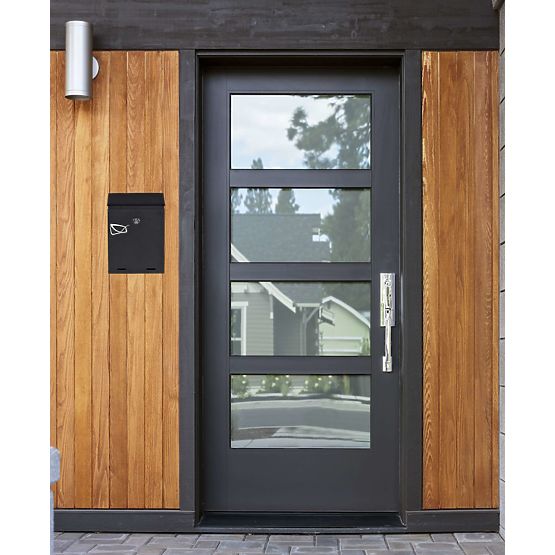 Poštni nabiralnik za pisma Odvin črna