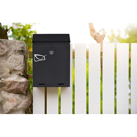 Poštni nabiralnik za pisma Odvin črna