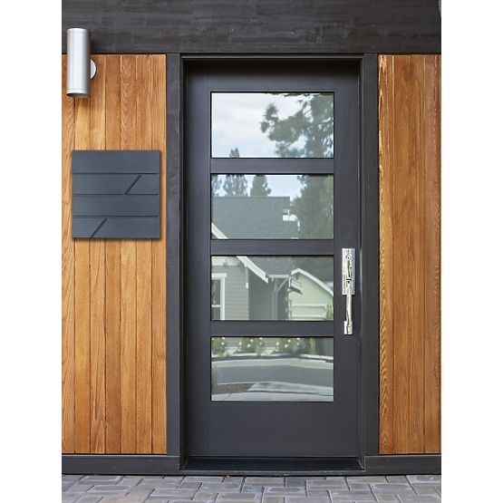 Poštni nabiralnik za pisma Tove z držalom za časopise antracit