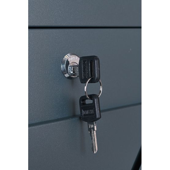 Poštni nabiralnik za pisma Tove z držalom za časopise antracit