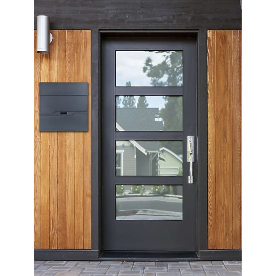 Poštni nabiralnik za pisma Vidar antracit