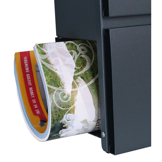 Poštni nabiralnik za pisma Vidar antracit