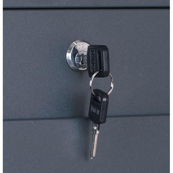 Poštni nabiralnik za pisma Vidar antracit z napisi