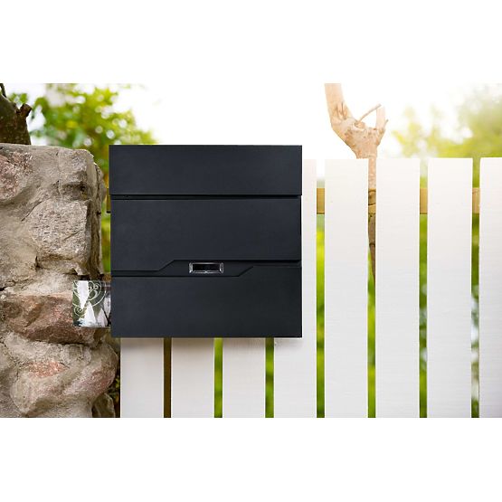 Poštni nabiralnik za pisma Vidar črna
